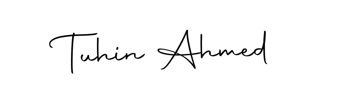How to make Tuhin Ahmed signature? Autography-DOLnW is a professional autograph style. Create handwritten signature for Tuhin Ahmed name. Tuhin Ahmed signature style 10 images and pictures png