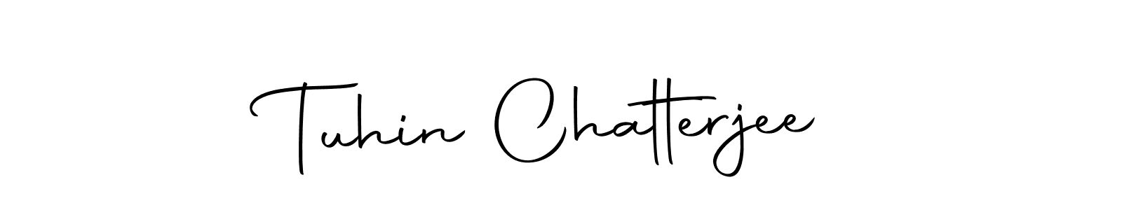 Create a beautiful signature design for name Tuhin Chatterjee. With this signature (Autography-DOLnW) fonts, you can make a handwritten signature for free. Tuhin Chatterjee signature style 10 images and pictures png