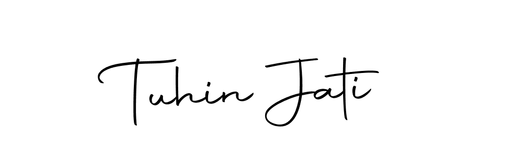 if you are searching for the best signature style for your name Tuhin Jati. so please give up your signature search. here we have designed multiple signature styles  using Autography-DOLnW. Tuhin Jati signature style 10 images and pictures png