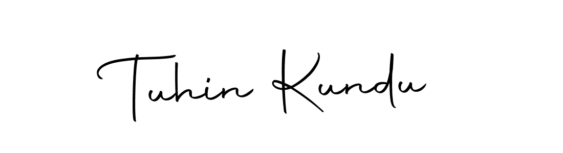 Use a signature maker to create a handwritten signature online. With this signature software, you can design (Autography-DOLnW) your own signature for name Tuhin Kundu. Tuhin Kundu signature style 10 images and pictures png