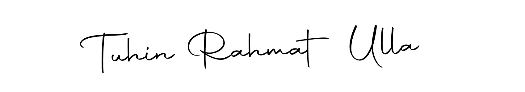 It looks lik you need a new signature style for name Tuhin Rahmat Ulla. Design unique handwritten (Autography-DOLnW) signature with our free signature maker in just a few clicks. Tuhin Rahmat Ulla signature style 10 images and pictures png