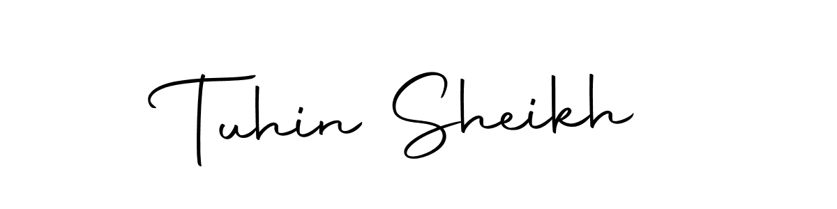Tuhin Sheikh stylish signature style. Best Handwritten Sign (Autography-DOLnW) for my name. Handwritten Signature Collection Ideas for my name Tuhin Sheikh. Tuhin Sheikh signature style 10 images and pictures png