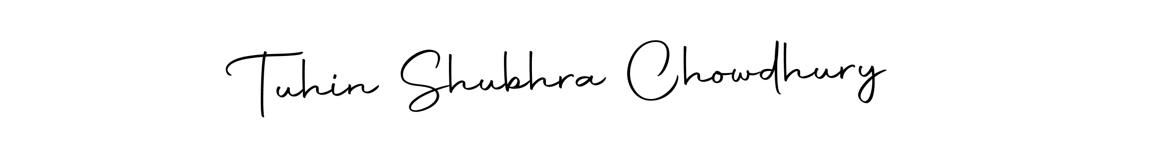Autography-DOLnW is a professional signature style that is perfect for those who want to add a touch of class to their signature. It is also a great choice for those who want to make their signature more unique. Get Tuhin Shubhra Chowdhury name to fancy signature for free. Tuhin Shubhra Chowdhury signature style 10 images and pictures png