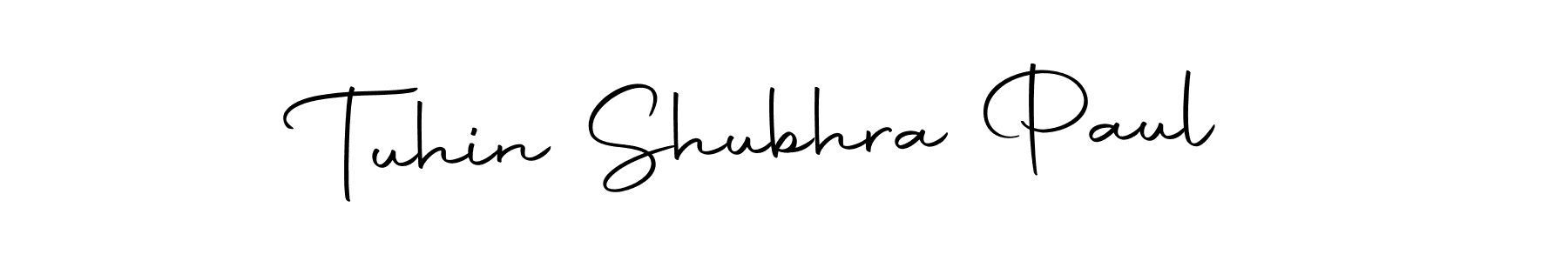 Create a beautiful signature design for name Tuhin Shubhra Paul. With this signature (Autography-DOLnW) fonts, you can make a handwritten signature for free. Tuhin Shubhra Paul signature style 10 images and pictures png