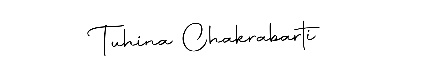 It looks lik you need a new signature style for name Tuhina Chakrabarti. Design unique handwritten (Autography-DOLnW) signature with our free signature maker in just a few clicks. Tuhina Chakrabarti signature style 10 images and pictures png