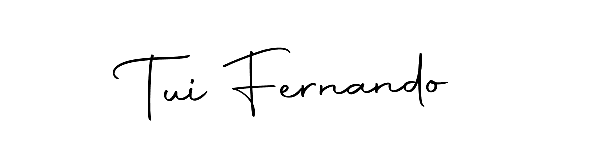 Here are the top 10 professional signature styles for the name Tui Fernando. These are the best autograph styles you can use for your name. Tui Fernando signature style 10 images and pictures png