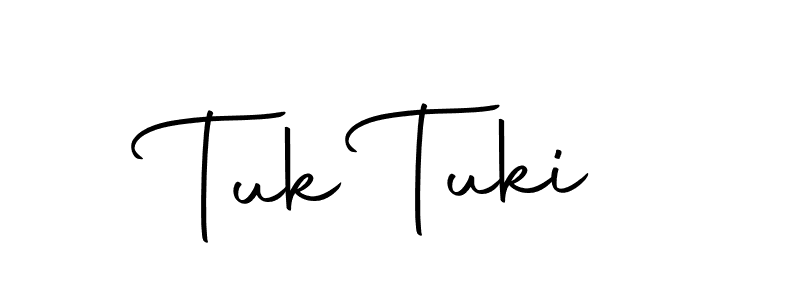 You should practise on your own different ways (Autography-DOLnW) to write your name (Tuk Tuki) in signature. don't let someone else do it for you. Tuk Tuki signature style 10 images and pictures png