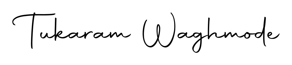 Create a beautiful signature design for name Tukaram Waghmode. With this signature (Autography-DOLnW) fonts, you can make a handwritten signature for free. Tukaram Waghmode signature style 10 images and pictures png