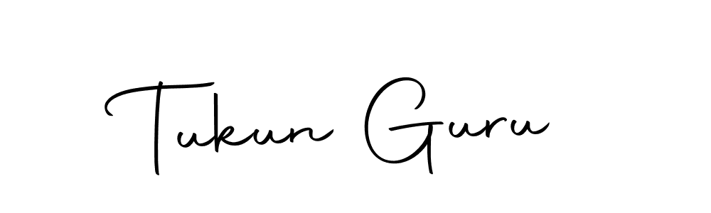 Create a beautiful signature design for name Tukun Guru. With this signature (Autography-DOLnW) fonts, you can make a handwritten signature for free. Tukun Guru signature style 10 images and pictures png