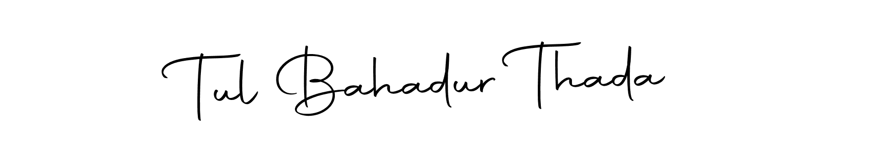 Autography-DOLnW is a professional signature style that is perfect for those who want to add a touch of class to their signature. It is also a great choice for those who want to make their signature more unique. Get Tul Bahadur Thada name to fancy signature for free. Tul Bahadur Thada signature style 10 images and pictures png