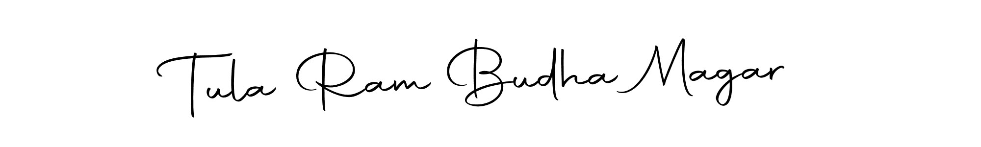 Make a beautiful signature design for name Tula Ram Budha Magar. With this signature (Autography-DOLnW) style, you can create a handwritten signature for free. Tula Ram Budha Magar signature style 10 images and pictures png