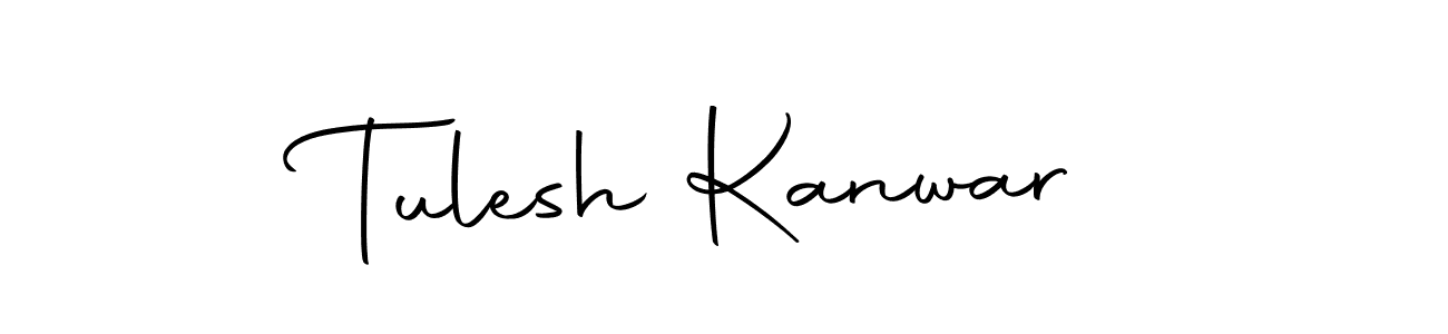 Create a beautiful signature design for name Tulesh Kanwar. With this signature (Autography-DOLnW) fonts, you can make a handwritten signature for free. Tulesh Kanwar signature style 10 images and pictures png