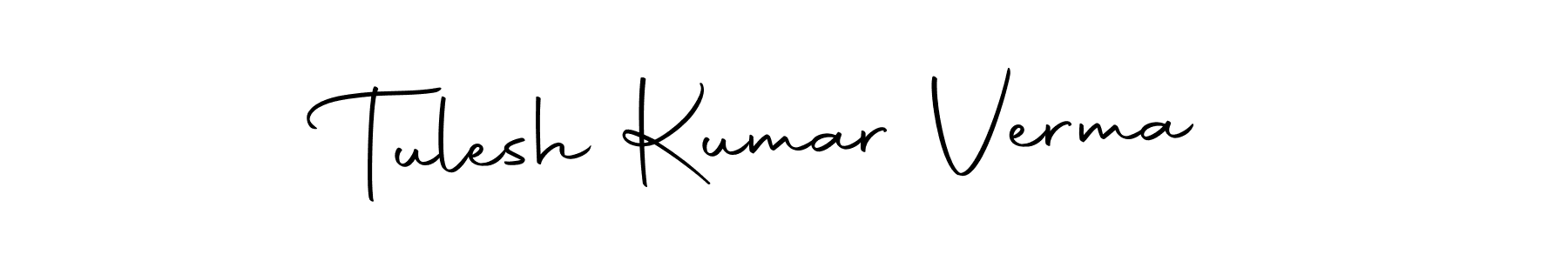 Tulesh Kumar Verma stylish signature style. Best Handwritten Sign (Autography-DOLnW) for my name. Handwritten Signature Collection Ideas for my name Tulesh Kumar Verma. Tulesh Kumar Verma signature style 10 images and pictures png