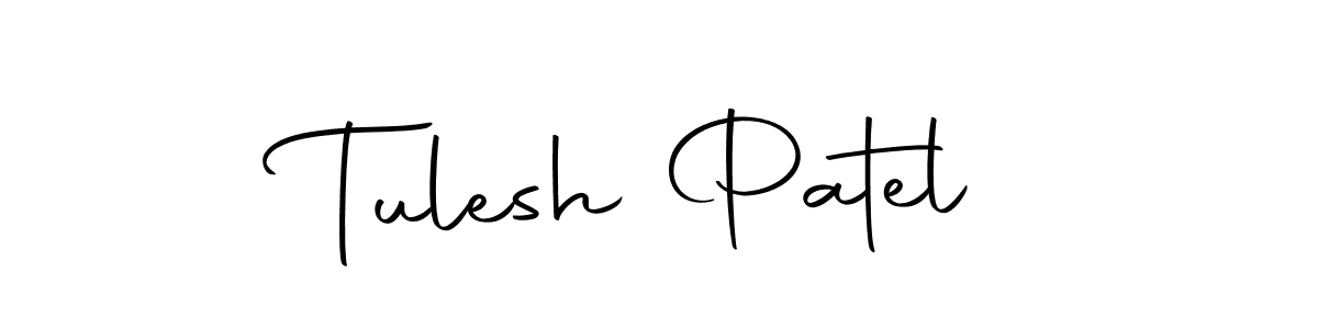 The best way (Autography-DOLnW) to make a short signature is to pick only two or three words in your name. The name Tulesh Patel include a total of six letters. For converting this name. Tulesh Patel signature style 10 images and pictures png