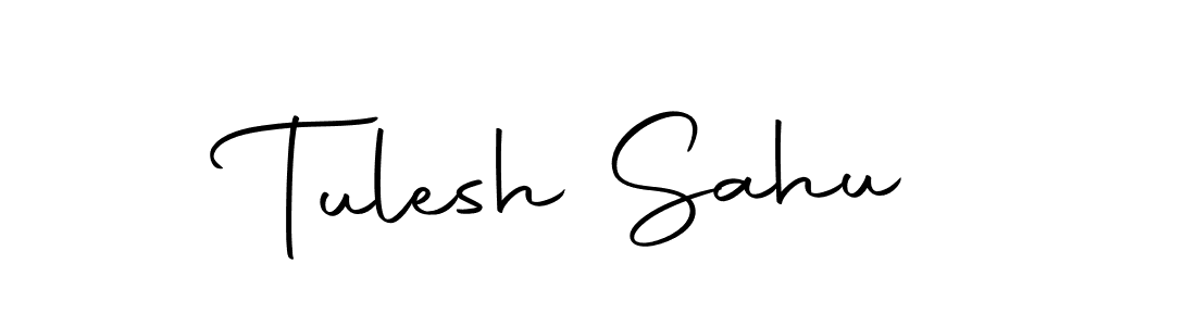 Create a beautiful signature design for name Tulesh Sahu. With this signature (Autography-DOLnW) fonts, you can make a handwritten signature for free. Tulesh Sahu signature style 10 images and pictures png