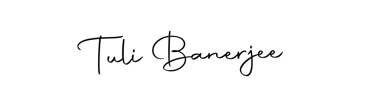 Also we have Tuli Banerjee name is the best signature style. Create professional handwritten signature collection using Autography-DOLnW autograph style. Tuli Banerjee signature style 10 images and pictures png