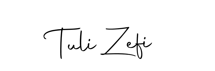 Tuli Zefi stylish signature style. Best Handwritten Sign (Autography-DOLnW) for my name. Handwritten Signature Collection Ideas for my name Tuli Zefi. Tuli Zefi signature style 10 images and pictures png