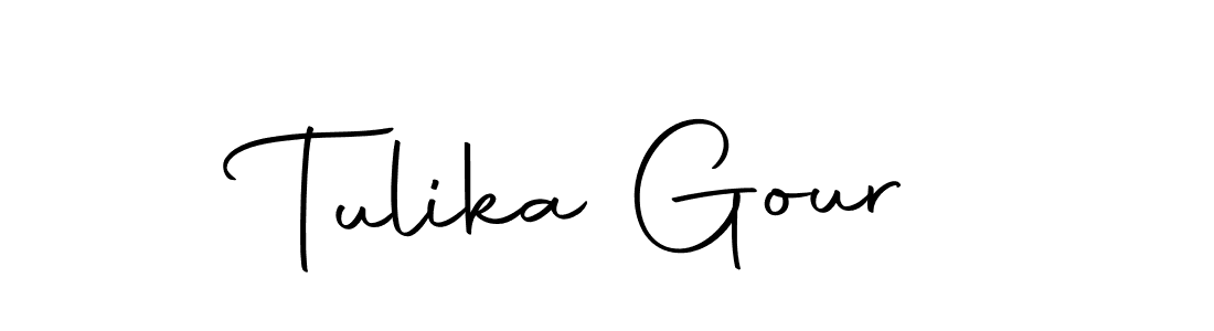 Tulika Gour stylish signature style. Best Handwritten Sign (Autography-DOLnW) for my name. Handwritten Signature Collection Ideas for my name Tulika Gour. Tulika Gour signature style 10 images and pictures png