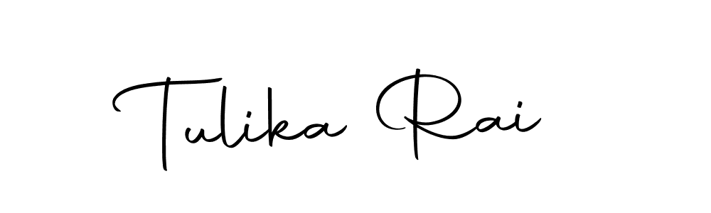 Create a beautiful signature design for name Tulika Rai. With this signature (Autography-DOLnW) fonts, you can make a handwritten signature for free. Tulika Rai signature style 10 images and pictures png