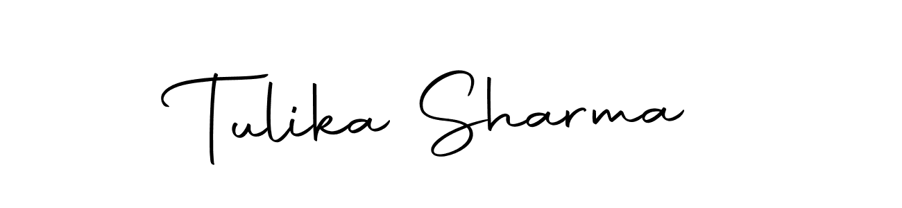 How to make Tulika Sharma signature? Autography-DOLnW is a professional autograph style. Create handwritten signature for Tulika Sharma name. Tulika Sharma signature style 10 images and pictures png