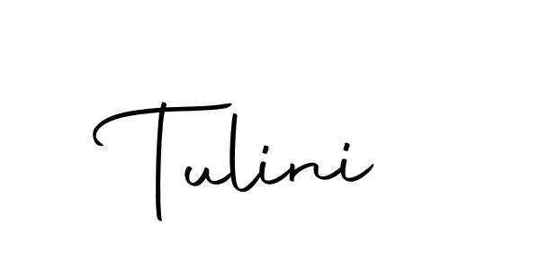 Use a signature maker to create a handwritten signature online. With this signature software, you can design (Autography-DOLnW) your own signature for name Tulini. Tulini signature style 10 images and pictures png