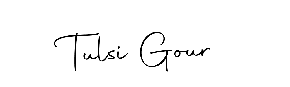 Make a short Tulsi Gour signature style. Manage your documents anywhere anytime using Autography-DOLnW. Create and add eSignatures, submit forms, share and send files easily. Tulsi Gour signature style 10 images and pictures png