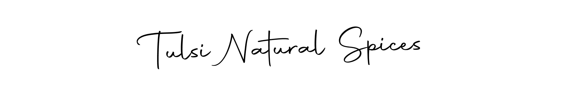 Autography-DOLnW is a professional signature style that is perfect for those who want to add a touch of class to their signature. It is also a great choice for those who want to make their signature more unique. Get Tulsi Natural Spices name to fancy signature for free. Tulsi Natural Spices signature style 10 images and pictures png