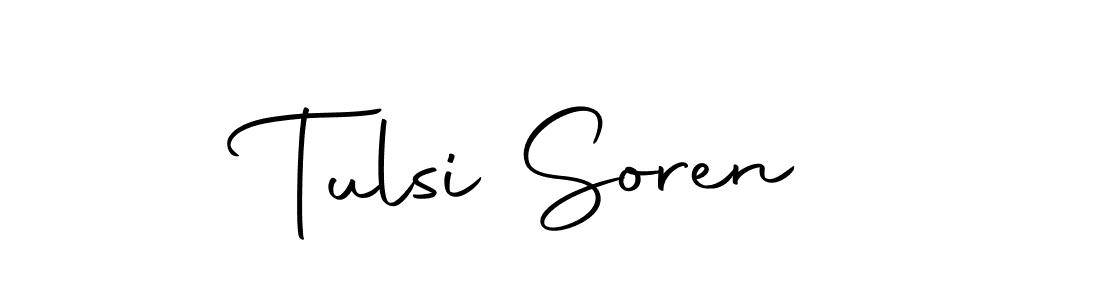 Also we have Tulsi Soren name is the best signature style. Create professional handwritten signature collection using Autography-DOLnW autograph style. Tulsi Soren signature style 10 images and pictures png