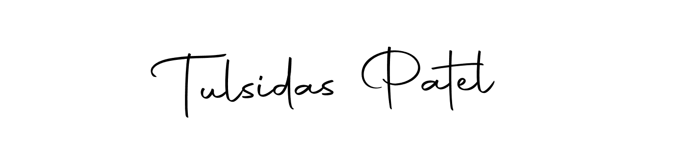 Tulsidas Patel stylish signature style. Best Handwritten Sign (Autography-DOLnW) for my name. Handwritten Signature Collection Ideas for my name Tulsidas Patel. Tulsidas Patel signature style 10 images and pictures png