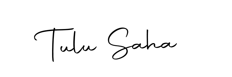 Make a beautiful signature design for name Tulu Saha. With this signature (Autography-DOLnW) style, you can create a handwritten signature for free. Tulu Saha signature style 10 images and pictures png