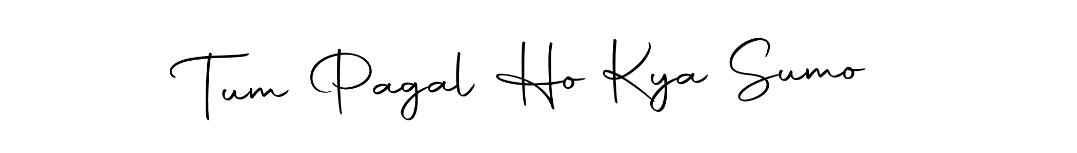 Use a signature maker to create a handwritten signature online. With this signature software, you can design (Autography-DOLnW) your own signature for name Tum Pagal Ho Kya Sumo. Tum Pagal Ho Kya Sumo signature style 10 images and pictures png