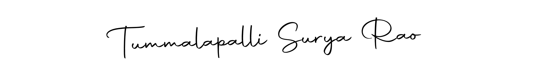 Use a signature maker to create a handwritten signature online. With this signature software, you can design (Autography-DOLnW) your own signature for name Tummalapalli Surya Rao. Tummalapalli Surya Rao signature style 10 images and pictures png
