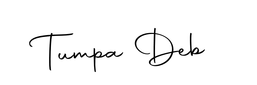 if you are searching for the best signature style for your name Tumpa Deb. so please give up your signature search. here we have designed multiple signature styles  using Autography-DOLnW. Tumpa Deb signature style 10 images and pictures png