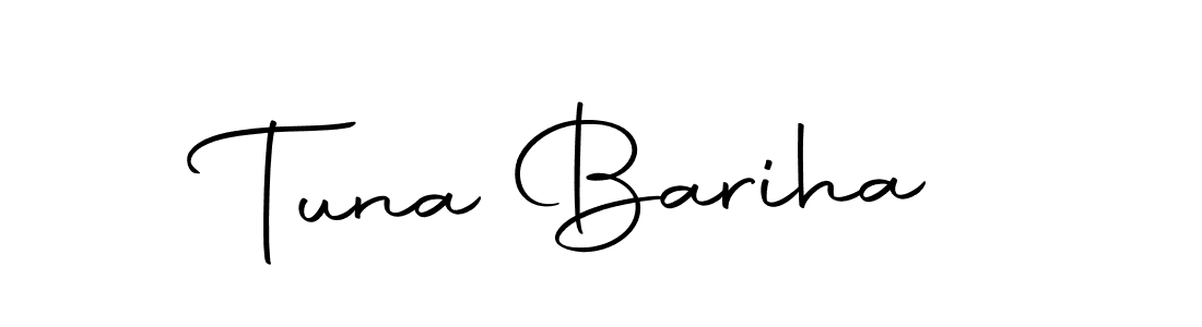 How to make Tuna Bariha name signature. Use Autography-DOLnW style for creating short signs online. This is the latest handwritten sign. Tuna Bariha signature style 10 images and pictures png