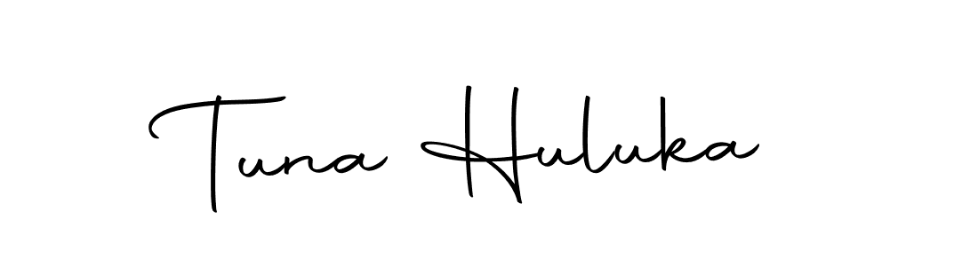 Create a beautiful signature design for name Tuna Huluka. With this signature (Autography-DOLnW) fonts, you can make a handwritten signature for free. Tuna Huluka signature style 10 images and pictures png