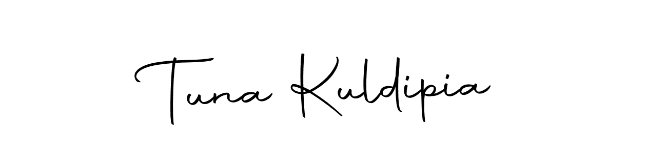 You should practise on your own different ways (Autography-DOLnW) to write your name (Tuna Kuldipia) in signature. don't let someone else do it for you. Tuna Kuldipia signature style 10 images and pictures png