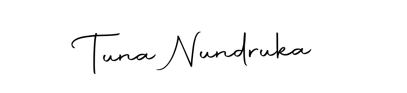 You should practise on your own different ways (Autography-DOLnW) to write your name (Tuna Nundruka) in signature. don't let someone else do it for you. Tuna Nundruka signature style 10 images and pictures png