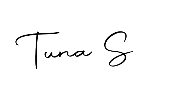 Create a beautiful signature design for name Tuna S. With this signature (Autography-DOLnW) fonts, you can make a handwritten signature for free. Tuna S signature style 10 images and pictures png