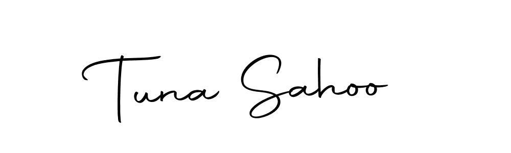 Similarly Autography-DOLnW is the best handwritten signature design. Signature creator online .You can use it as an online autograph creator for name Tuna Sahoo. Tuna Sahoo signature style 10 images and pictures png