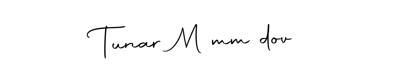 The best way (Autography-DOLnW) to make a short signature is to pick only two or three words in your name. The name Tunar Məmmədov include a total of six letters. For converting this name. Tunar Məmmədov signature style 10 images and pictures png