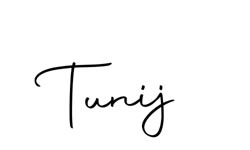 How to make Tunij name signature. Use Autography-DOLnW style for creating short signs online. This is the latest handwritten sign. Tunij signature style 10 images and pictures png