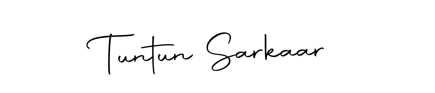 How to make Tuntun Sarkaar name signature. Use Autography-DOLnW style for creating short signs online. This is the latest handwritten sign. Tuntun Sarkaar signature style 10 images and pictures png