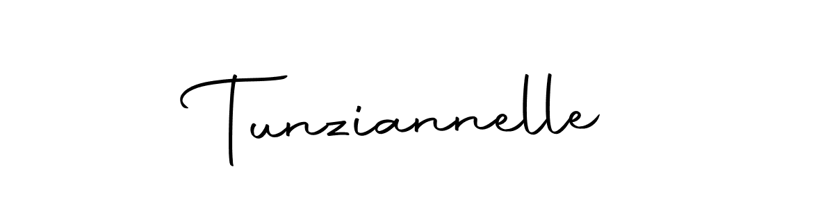 How to make Tunziannelle signature? Autography-DOLnW is a professional autograph style. Create handwritten signature for Tunziannelle name. Tunziannelle signature style 10 images and pictures png