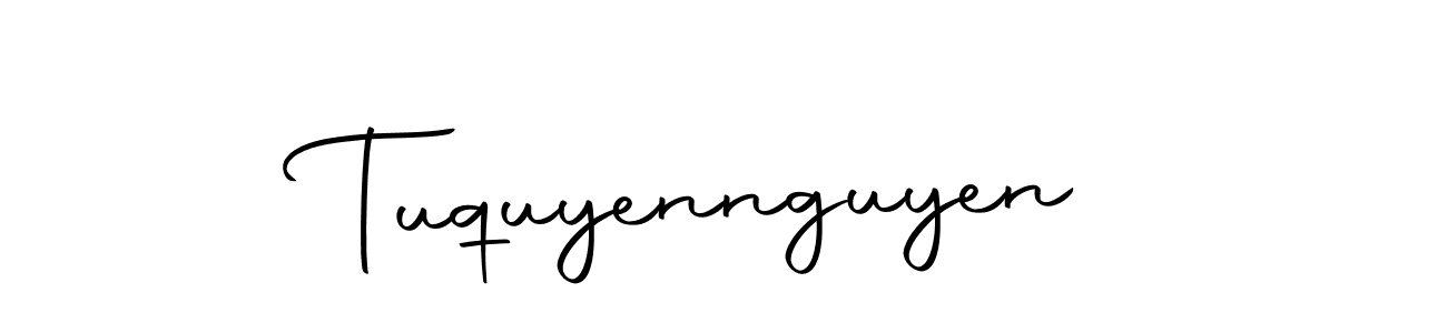 Design your own signature with our free online signature maker. With this signature software, you can create a handwritten (Autography-DOLnW) signature for name Tuquyennguyen. Tuquyennguyen signature style 10 images and pictures png