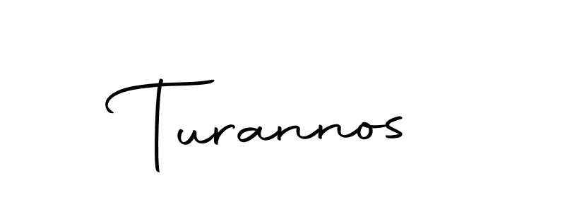 Design your own signature with our free online signature maker. With this signature software, you can create a handwritten (Autography-DOLnW) signature for name Turannos. Turannos signature style 10 images and pictures png