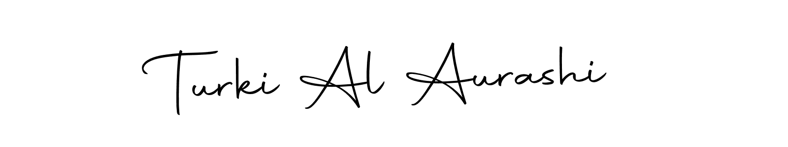 Design your own signature with our free online signature maker. With this signature software, you can create a handwritten (Autography-DOLnW) signature for name Turki Al Aurashi. Turki Al Aurashi signature style 10 images and pictures png