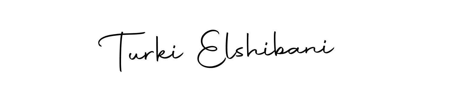 Also we have Turki Elshibani name is the best signature style. Create professional handwritten signature collection using Autography-DOLnW autograph style. Turki Elshibani signature style 10 images and pictures png