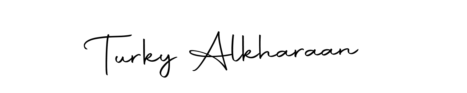 You can use this online signature creator to create a handwritten signature for the name Turky Alkharaan. This is the best online autograph maker. Turky Alkharaan signature style 10 images and pictures png