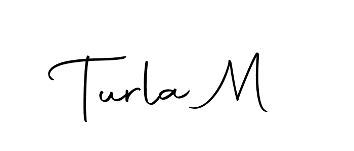 Use a signature maker to create a handwritten signature online. With this signature software, you can design (Autography-DOLnW) your own signature for name Turla M. Turla M signature style 10 images and pictures png