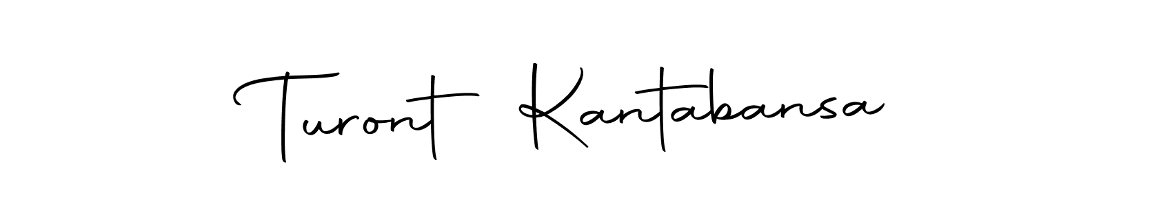 Create a beautiful signature design for name Turont Kantabansa. With this signature (Autography-DOLnW) fonts, you can make a handwritten signature for free. Turont Kantabansa signature style 10 images and pictures png